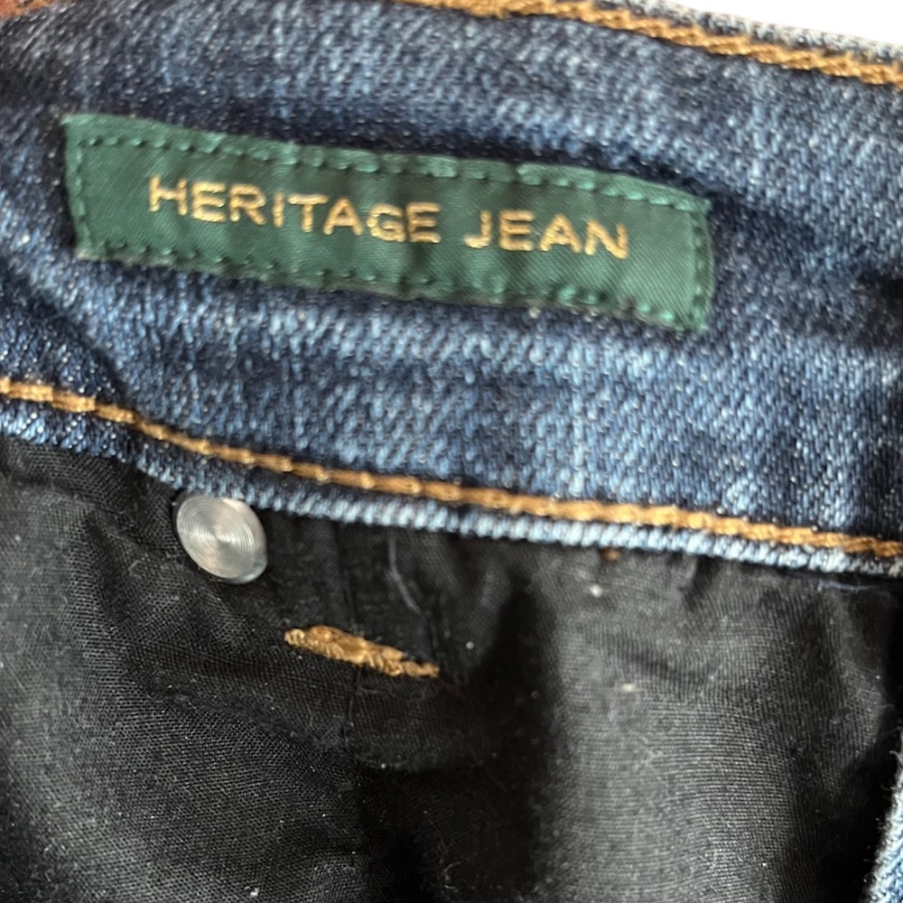 Lauren Ralph Lauren Heritage Jeans Straight Leg Size 8 Medium Wash - Picture 4 of 9